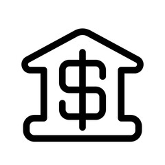 Bank icon template