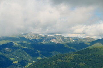Fototapeta premium Panorama über die Nochberge