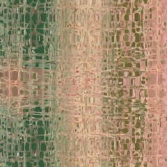Fototapeta premium Creative generative AI image with beige pink and green pattern as abstract background Gerenative AI