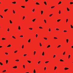 Watermelon pattern. Fruit juicy slice pieces seamless texture. Summer bright design