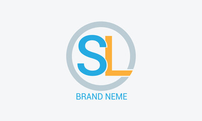 SL letter logo design