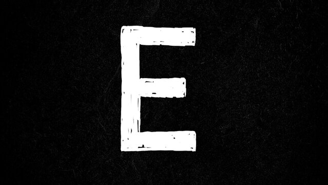 Letter E