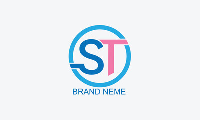 ST logo design