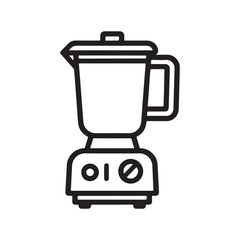 Vector Blender Silhouette