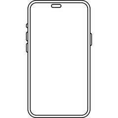 Smartphone in Line Style Icon