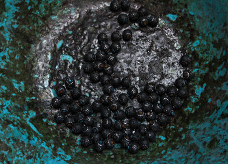 One of the stages of manufacturing prayer beads, collect beads, Cairo Egypt 