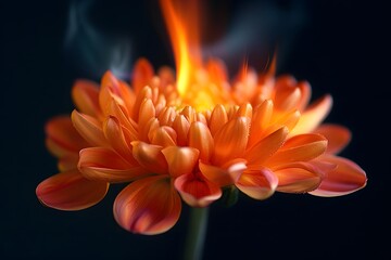 Fototapeta premium Fiery Bloom