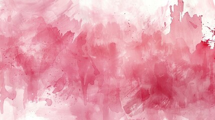 Fototapeta premium Soft blush pink watercolor stains and paint strokes, creating a gentle and artistic background.