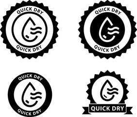Quick dry icon , vector illustration