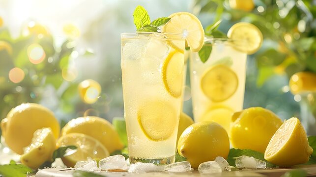Lemonade is refreshing and flavorful made with fresh