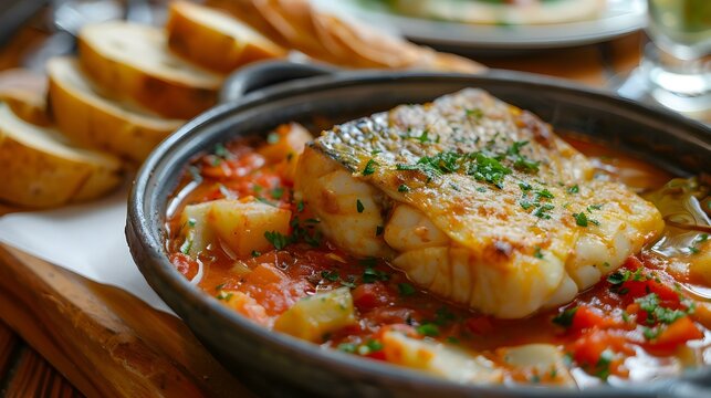 Merlusa a la vasca is a basque hake