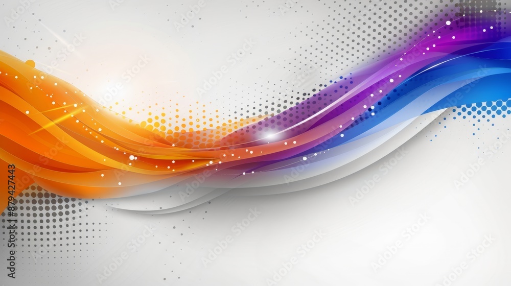 Poster colorful gradient fluid flow smoke in mesh colorful ink, abstract modern background with the colorfu