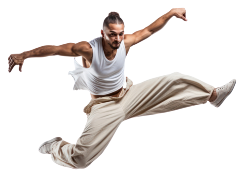 PNG Jumping dancing adult white background.