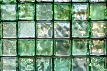 Glass Blocks Wall Texture Background