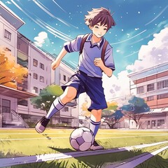 サッカーをやろう