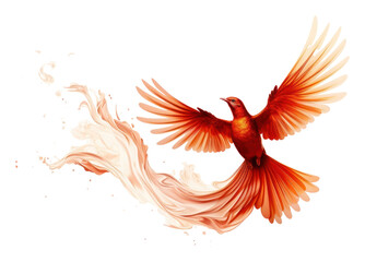 Obraz premium PNG Phoenix bird animal creativity splattered.