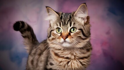 shorthair cat portrait wallpaper