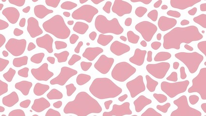 Abstract pink and white pattern.