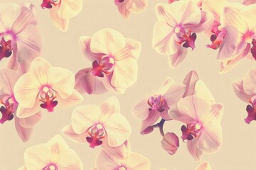 A vibrant top-down view of a diverse mix of flowers bathed in sunlight. Beautiful simple AI generated image in 4K, unique.