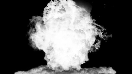 bomb explosion cinematic nuclear blast background