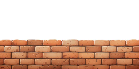 Fototapeta premium PNG Wall line horizontal border architecture backgrounds brick.