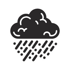 Cloud computing concept illustration, vector symbol.