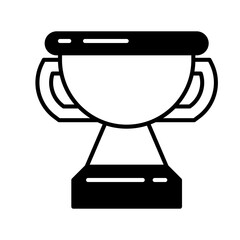 Trophy championship Flat Outline Icon 