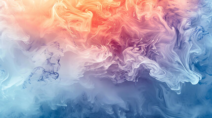 Fototapeta premium Elemental Dance: Fire and Ice Fusion