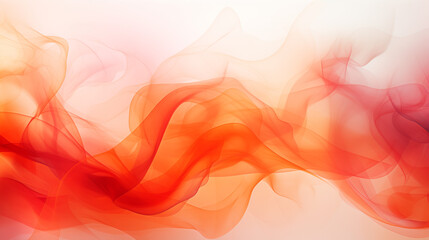 Beautiful, abstract orange and crimson smoke background, glowing, soothing