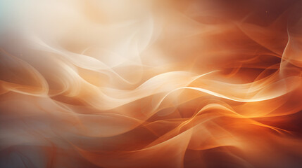 Beautiful, abstract brown and white smoke background, glowing, soothing