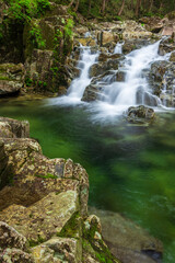 Fototapeta premium waterfall in the mountains