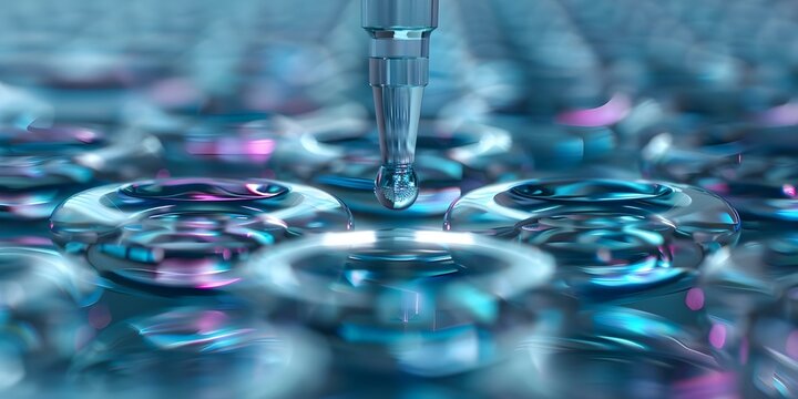 Quantum algorithm for drug discovery in pharmaceutical research lab. Concept Quantum Computing, Drug Discovery, Pharmaceutical Research, Algorithm Development, Cutting-edge Technology