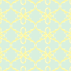 アンティーク調の金色なパターンスクエア壁紙⭐︎