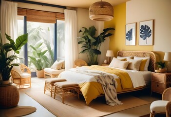 Elegant Boho Minimalist Bedroom Design Ideas