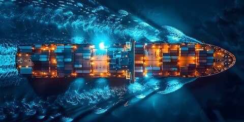 Enhancements in port security from cargo screening to cybersecurity measures. Concept Port Security Enhancements, Cargo Screening, Cybersecurity Measures