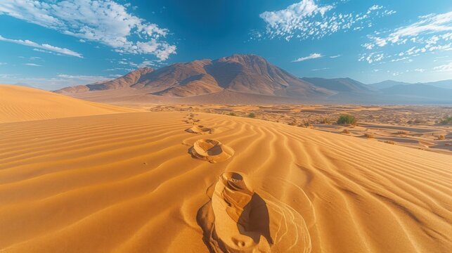 Majestic Desert Dunes: A Mysterious Photography Collection with Canon EOS 80D