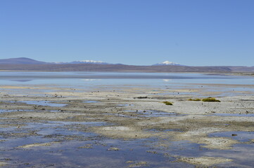 Paisagem de deserto na Bolívia
