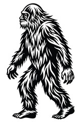 Obraz premium yeti mythical creature vector