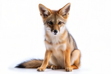 Fototapeta premium fox on a white background