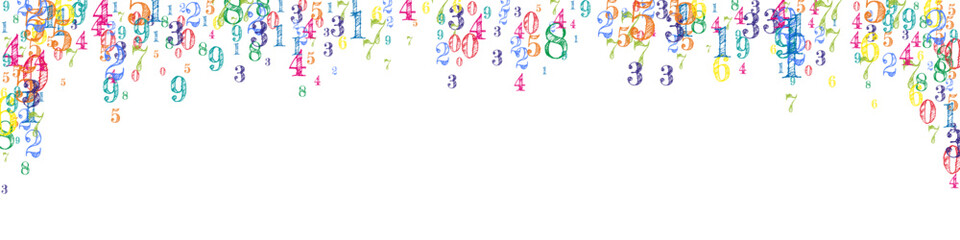 Concept of school background. Colorful childish