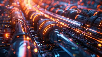 A globle transferring data cables sarver background