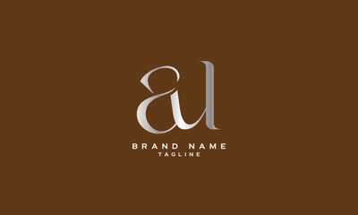 SAU, SUA, ASU, AUS, UAS, USA, AU, UA, Abstract initial monogram letter alphabet logo design
