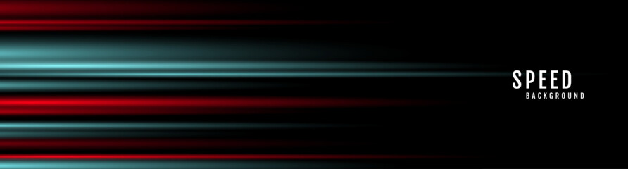 3D green red techno geometric background on dark space with lines motion decoration. High speed with stripes style. Modern graphic design element concept for banner, flyer, card, or brochure cover