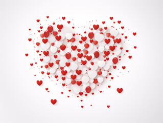 Valentine's Day Tanabata love design
