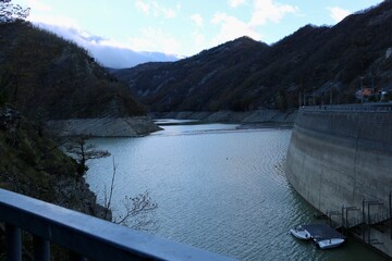 dam on the lake
