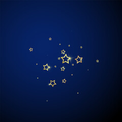 Fototapeta premium Christmas spirit. Scattered falling stars.