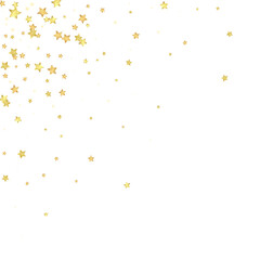 Magic stars vector overlay.  Gold stars scattered