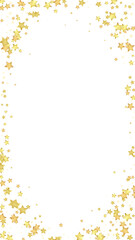 Magic stars vector overlay.  Gold stars scattered