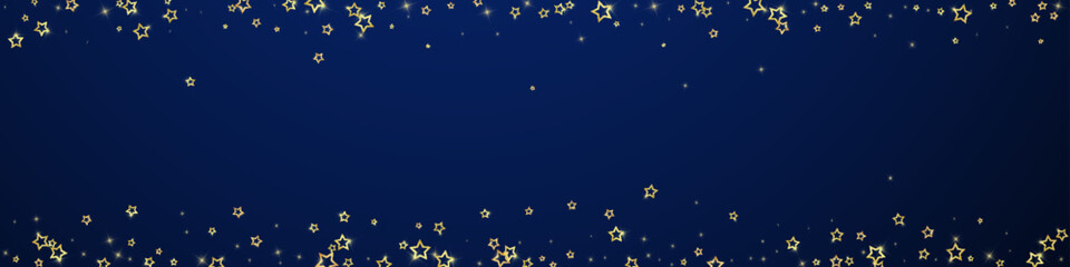 Naklejka premium Starry night fairy tale background.