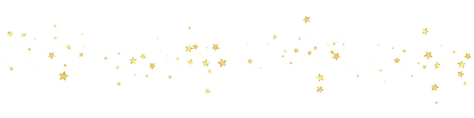 Magic stars vector overlay.  Gold stars scattered